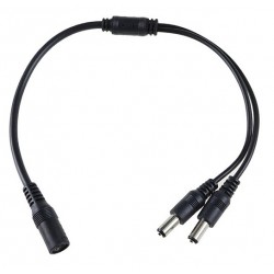 Conector Hembra 2.1 /doble Macho 2.0 con cable